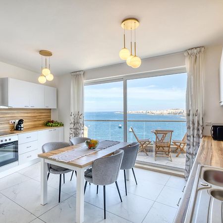 Blu Mar Sea View Apartments St. Paul's Bay Exteriör bild