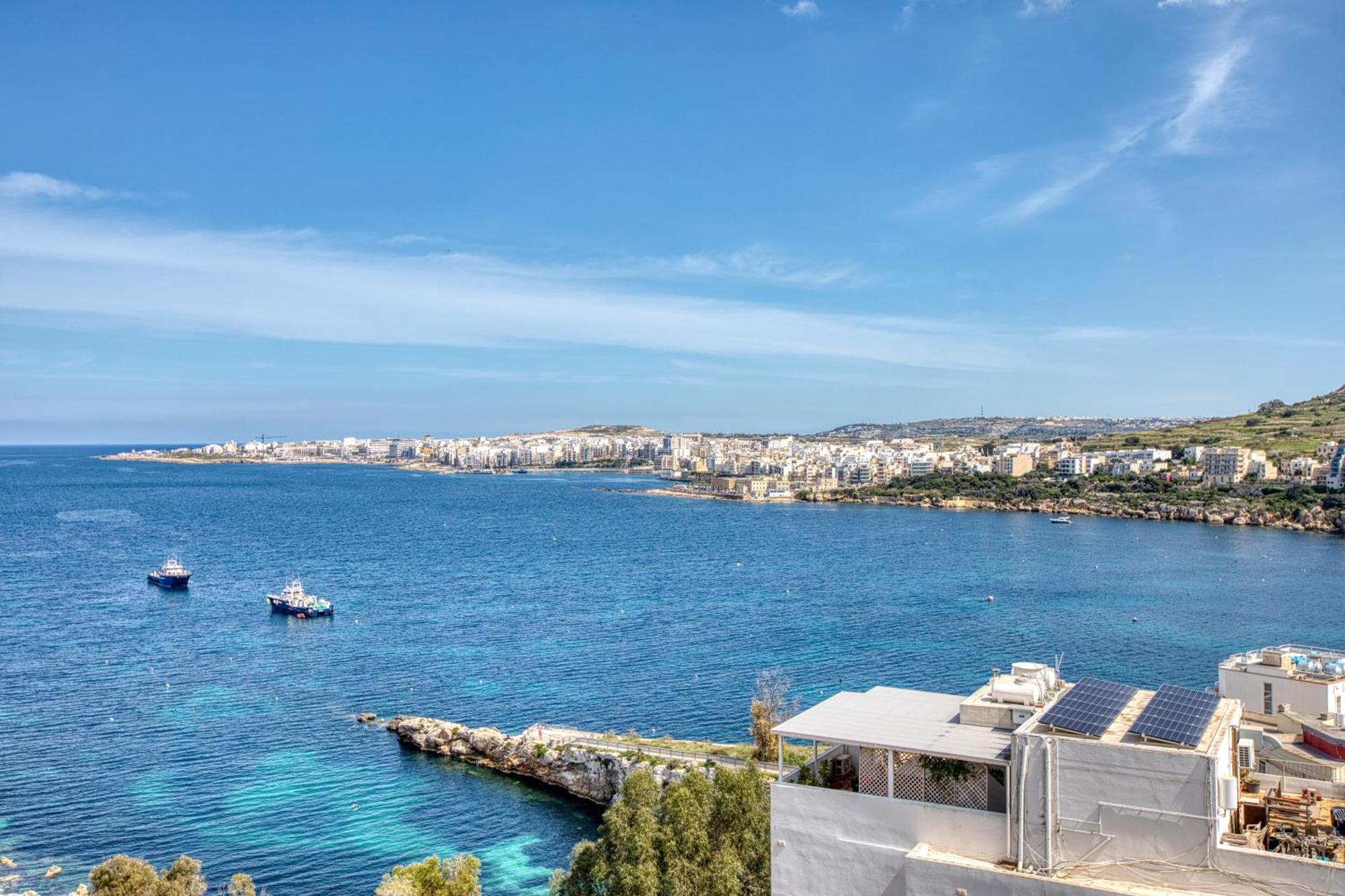 Blu Mar Sea View Apartments St. Paul's Bay Exteriör bild