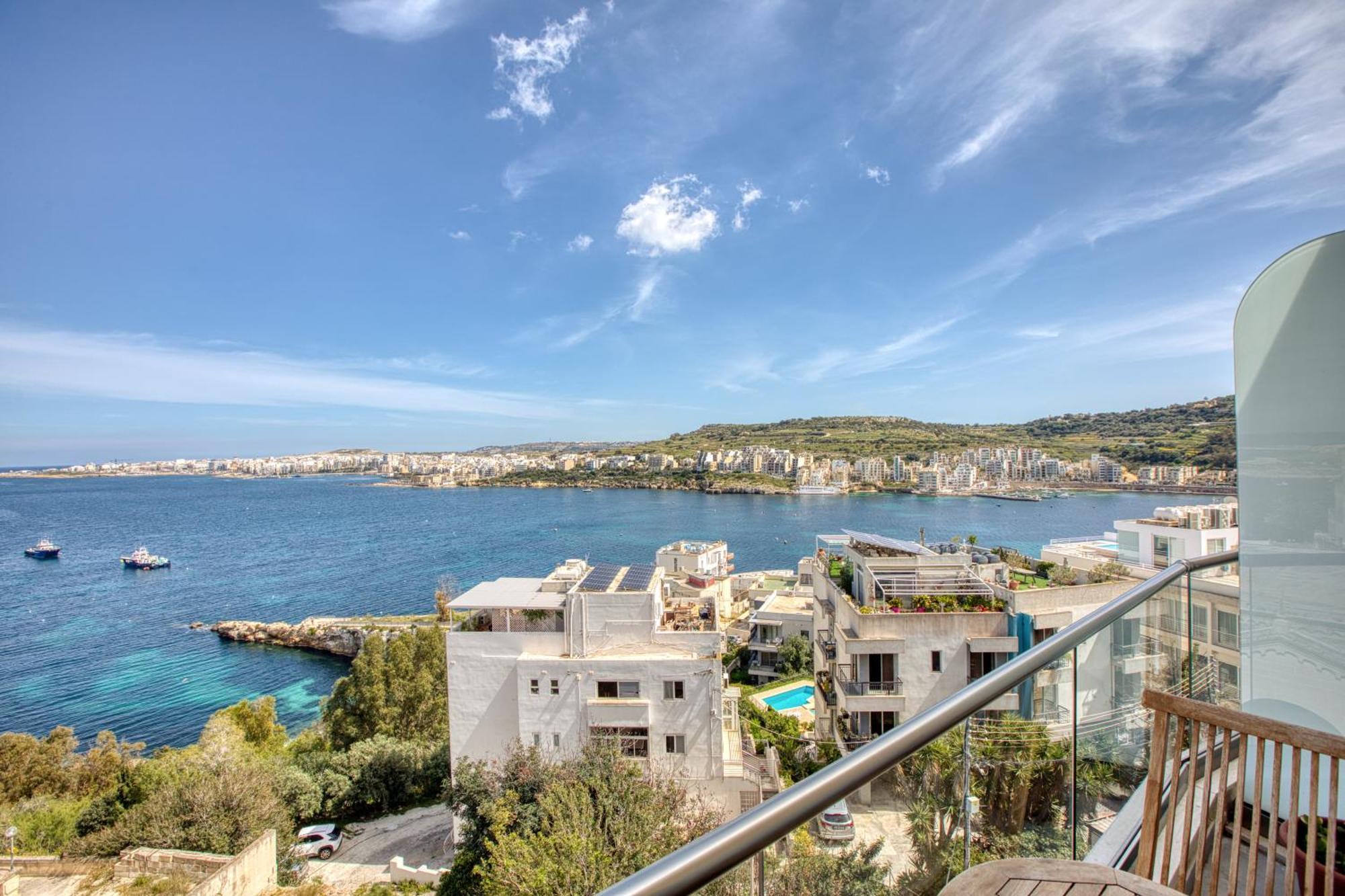 Blu Mar Sea View Apartments St. Paul's Bay Exteriör bild