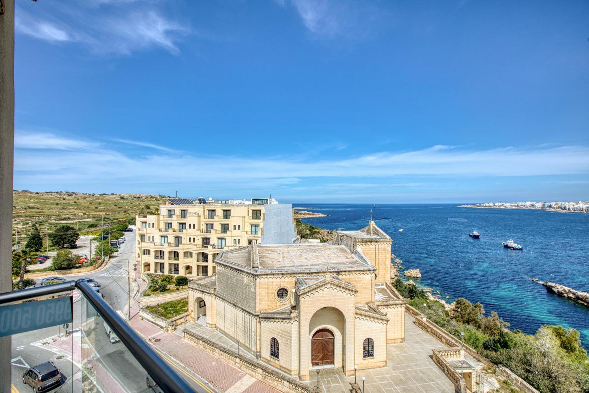 Blu Mar Sea View Apartments St. Paul's Bay Exteriör bild